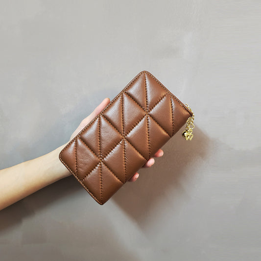 Zip Around Wallet with Multiple Compartments