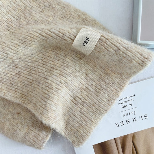 Soft Wool-Blend Winter Neck Wrap