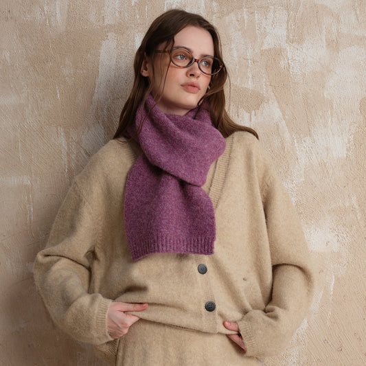 Soft Wool Blend Knitted Scarf