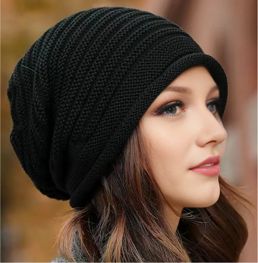 Warm & Stylish Knitted Beanie Hats (3-Pack)