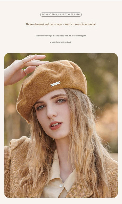 Elegant Wool Beret