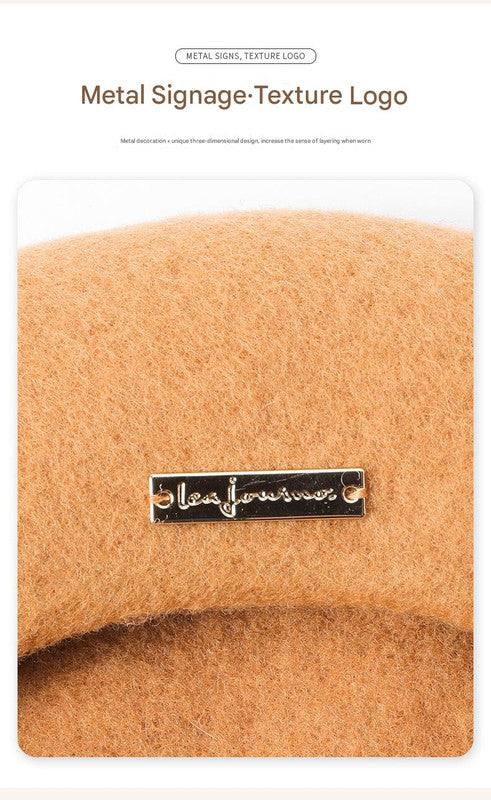 Elegant Wool Beret