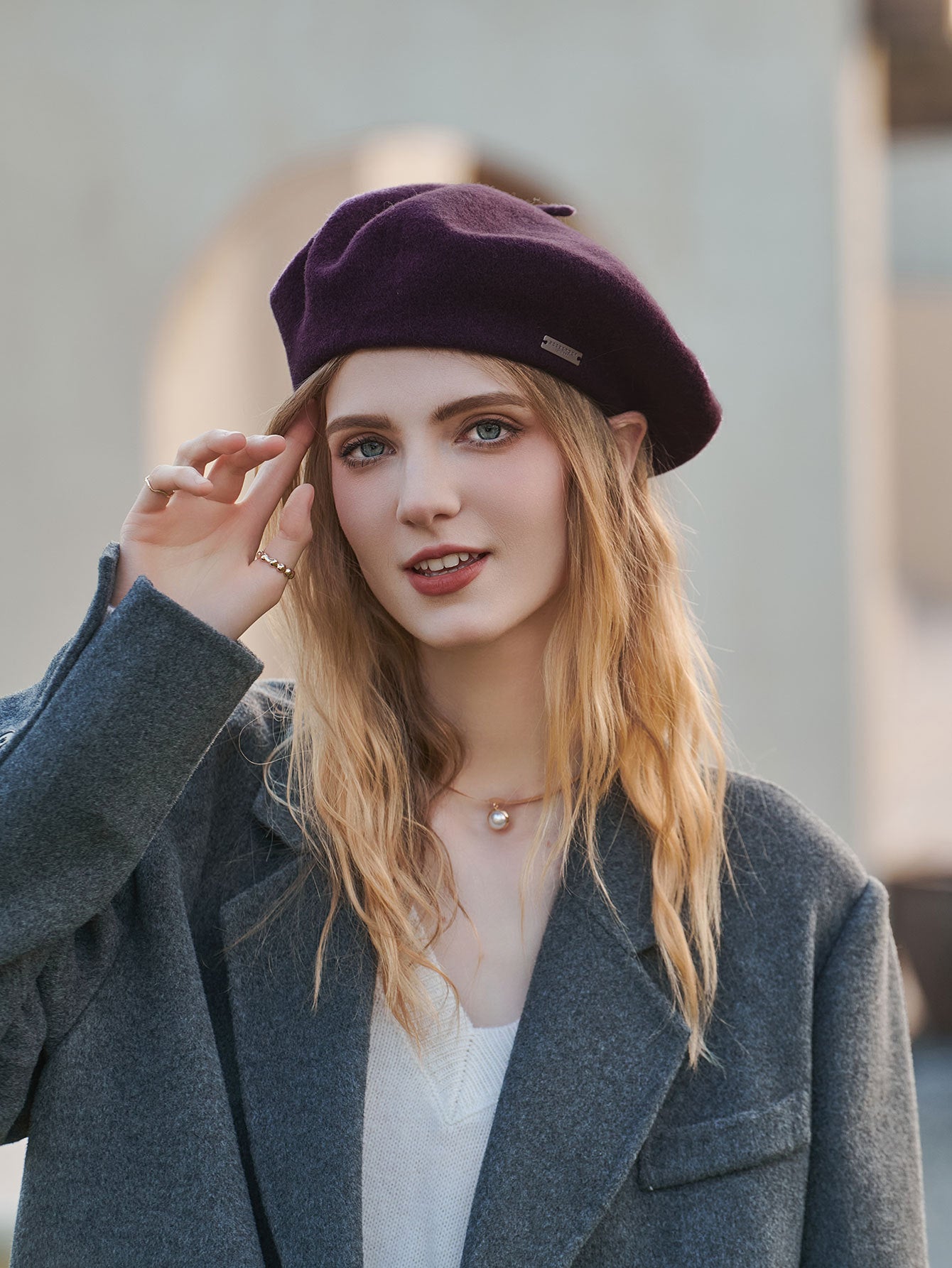 Elegant Wool Beret