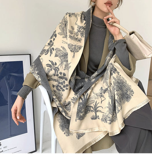 Luxury Soft Printed Pashmina Style Wrap