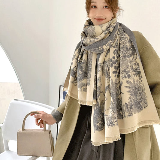 Luxury Soft Printed Pashmina Style Wrap