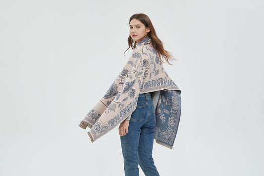 Soft Jacquard Shawl