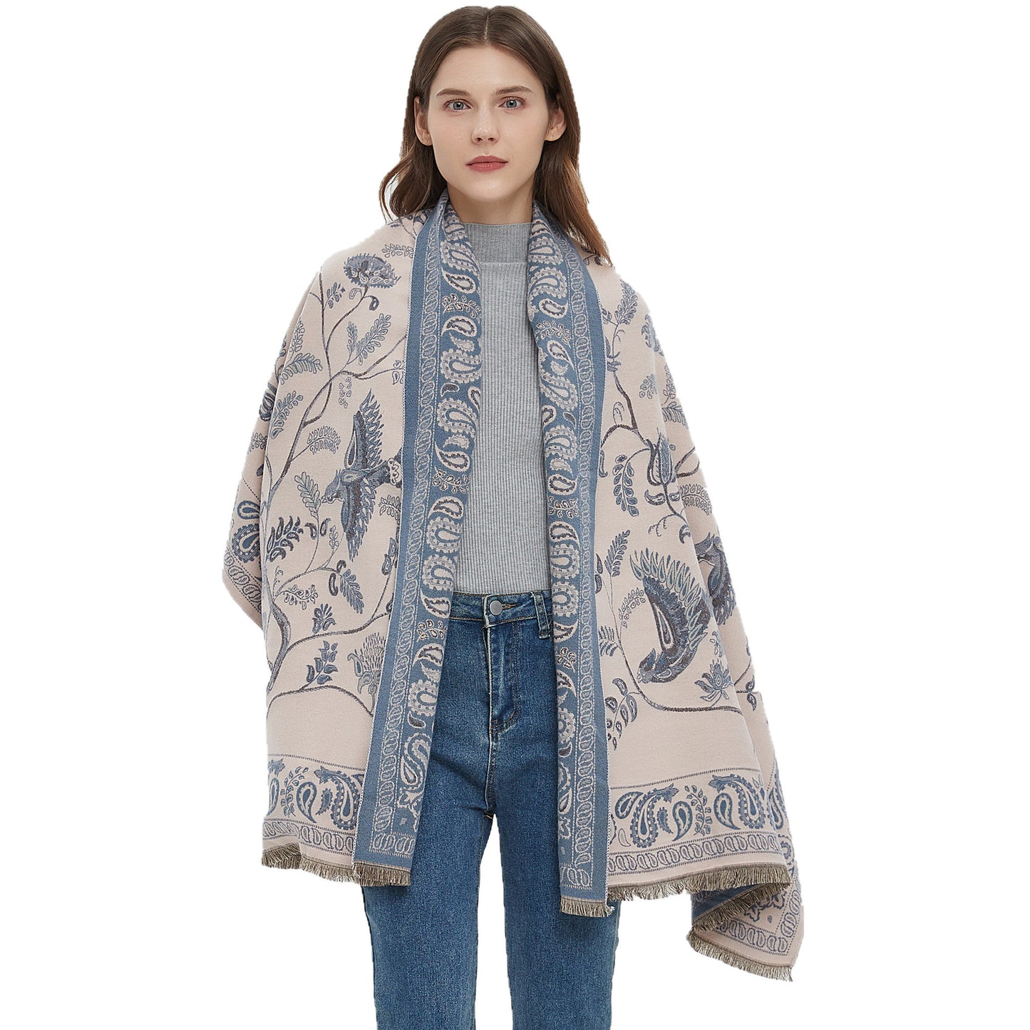 Soft Jacquard Shawl
