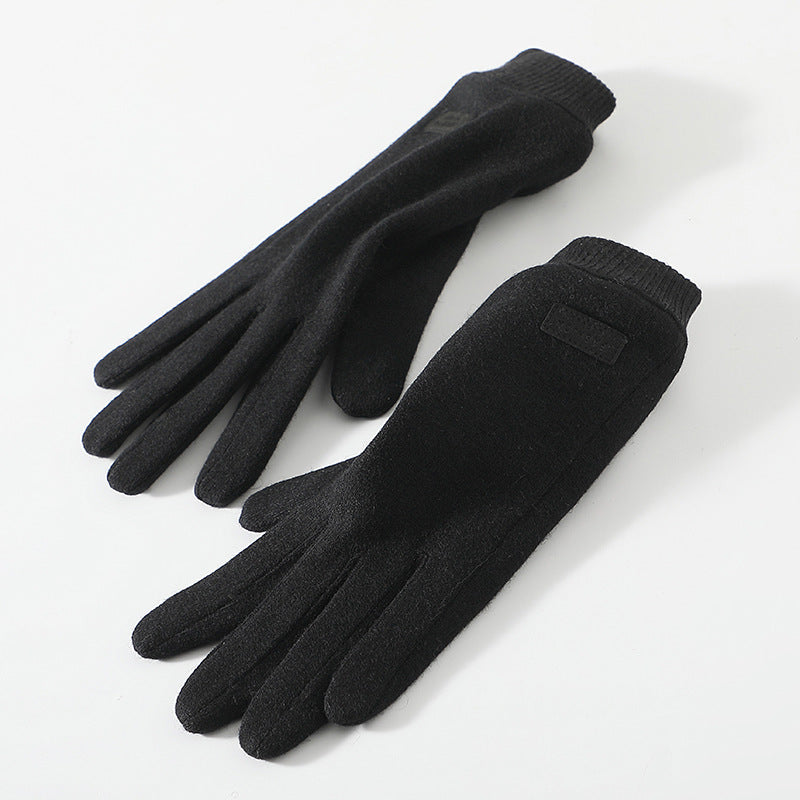 Elegant Women's Wool Blend Winter Touchscreen Gloves
