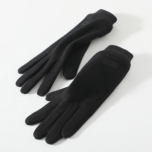 Elegant Women's Wool Blend Winter Touchscreen Gloves