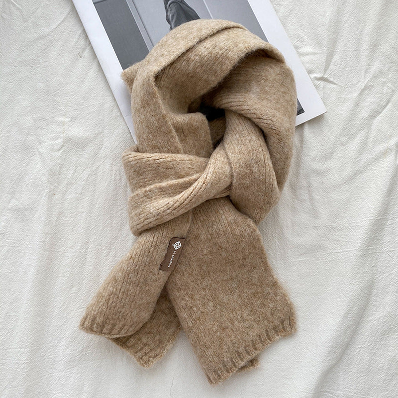 Luxuriously Soft Wool Blend Knit Scarf