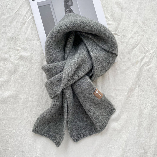 Luxuriously Soft Wool Blend Knit Scarf