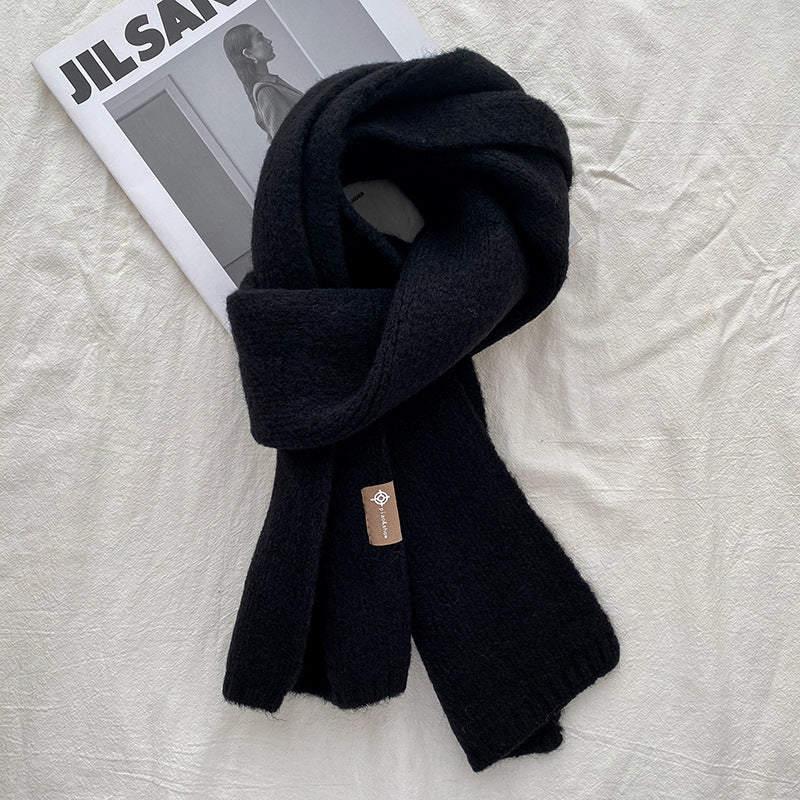 Luxuriously Soft Wool Blend Knit Scarf