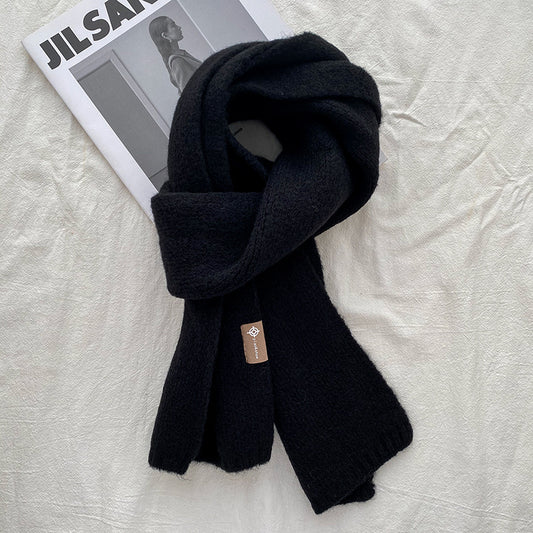 Luxuriously Soft Wool Blend Knit Scarf
