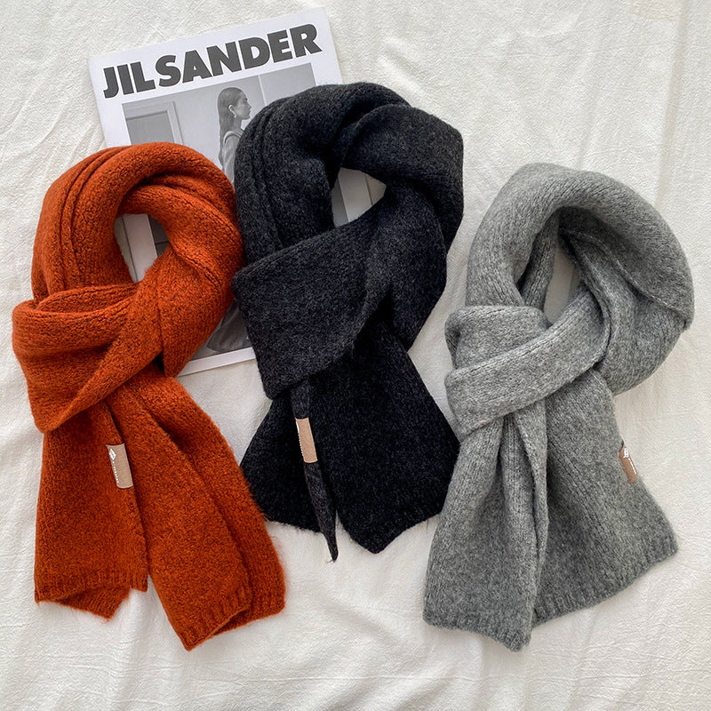 Luxuriously Soft Wool Blend Knit Scarf