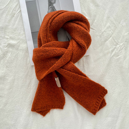 Luxuriously Soft Wool Blend Knit Scarf