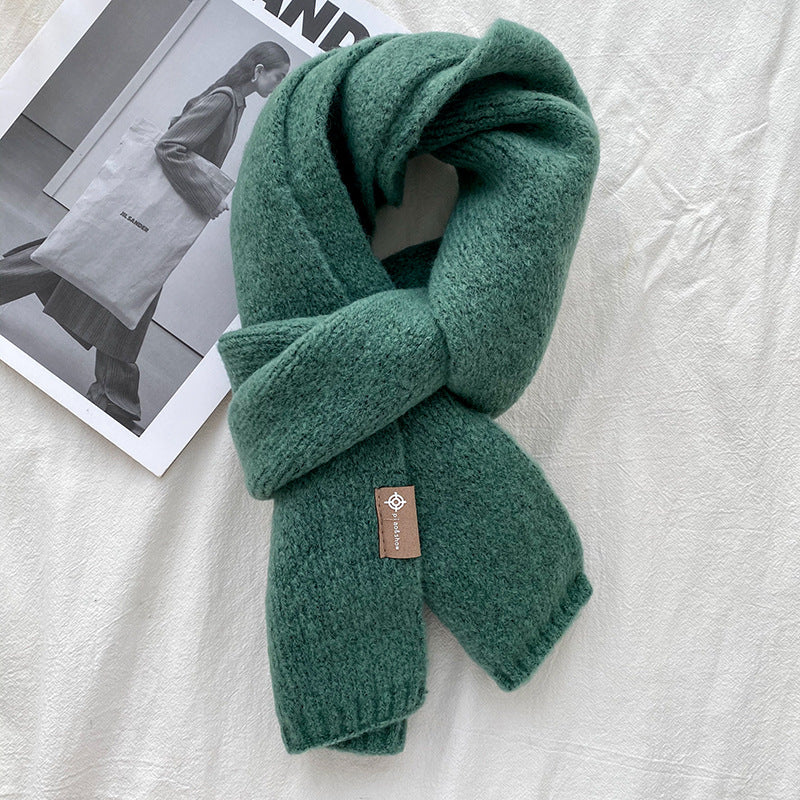 Luxuriously Soft Wool Blend Knit Scarf