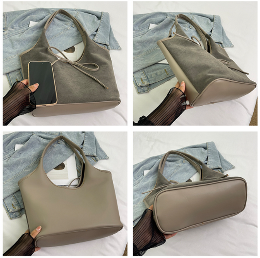 Chic Retro with Large Capacity Shoulder Bag