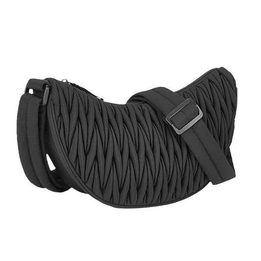 Chic Water-Resistant Crescent Sling Bag