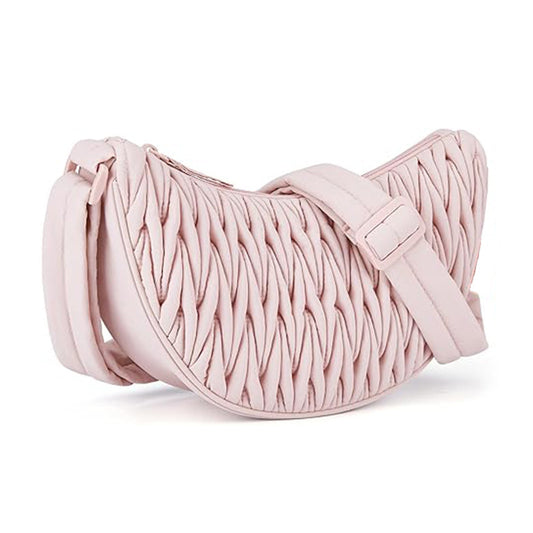 Chic Water-Resistant Crescent Sling Bag