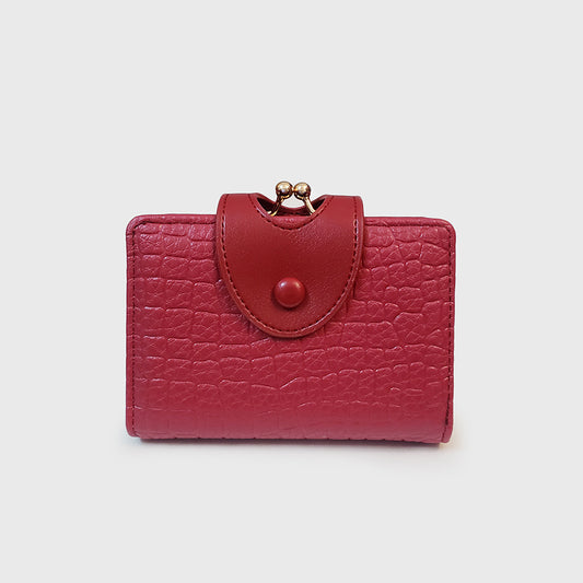 Elegant Croc Embossed Wallet