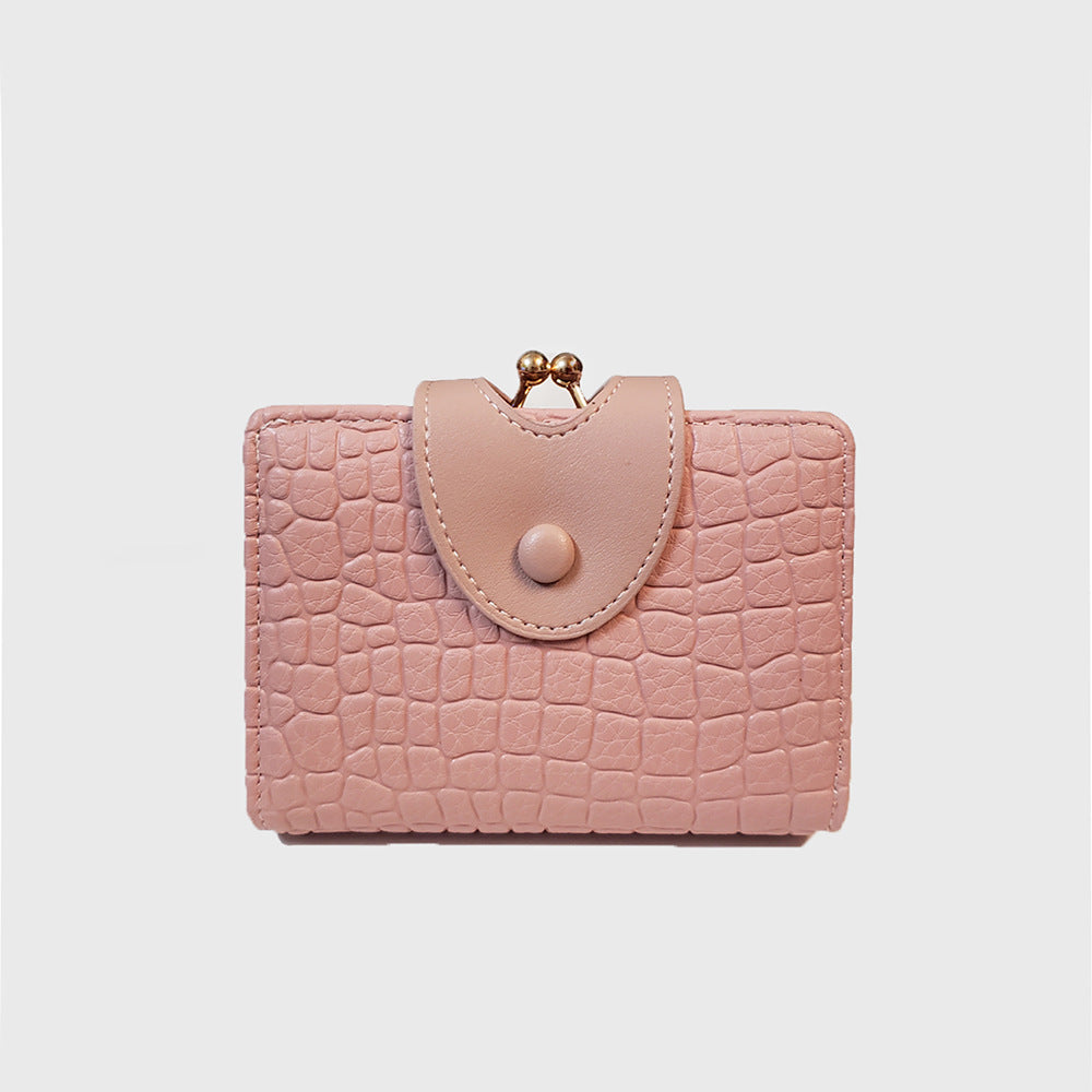 Elegant Croc Embossed Wallet