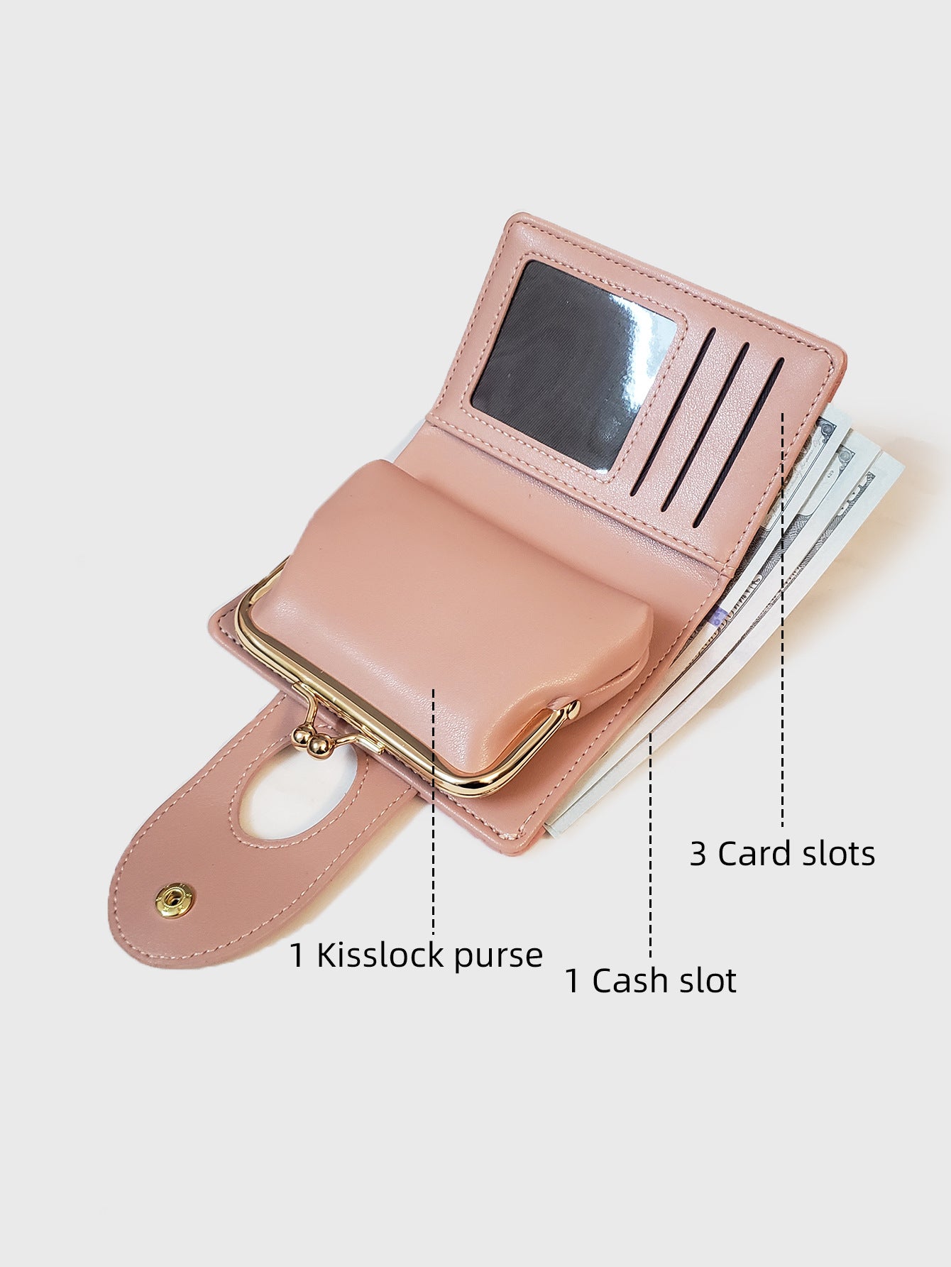 Elegant Croc Embossed Wallet