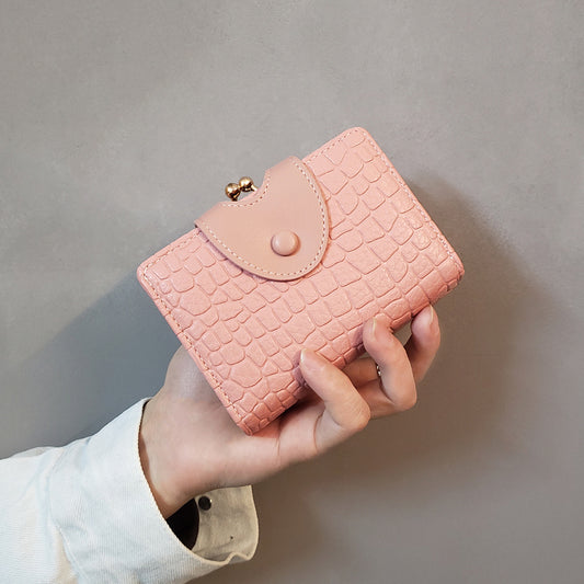 Elegant Croc Embossed Wallet