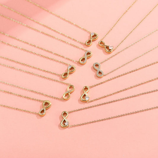 Gold Infinity Necklace