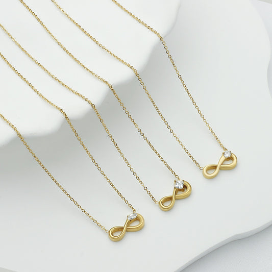 Gold Infinity Necklace