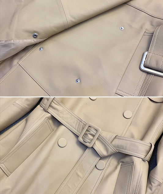 Slim Leather Big Pockets Jacket 