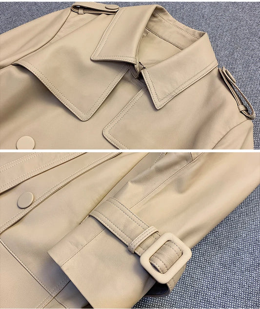 Slim Leather Big Pockets Jacket 